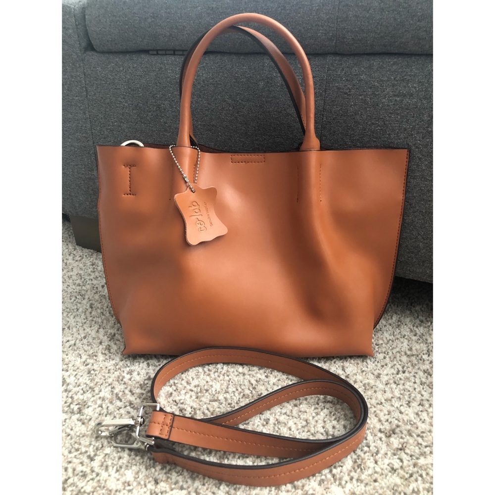Colab cognac color crossbody bag